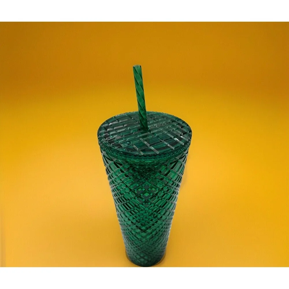 Starbucks 2021‎ Emerald Green Jeweled Holiday Venti Gradient 24 oz Tumbler Cup